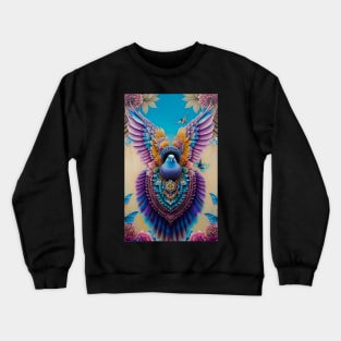 Floral Pigeon Crewneck Sweatshirt